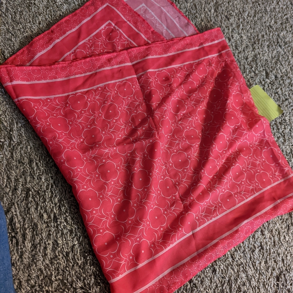Poly blend scarf